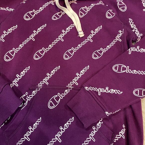 Champion purple sweatshirt Fleece Lined Purple - Picture 5 of 6